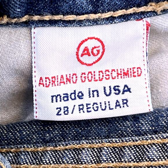 Adriano Goldschmied The Gemini Boot Cut Medium Denim Jeans Womens 28R Cotton - Picture 8 of 8